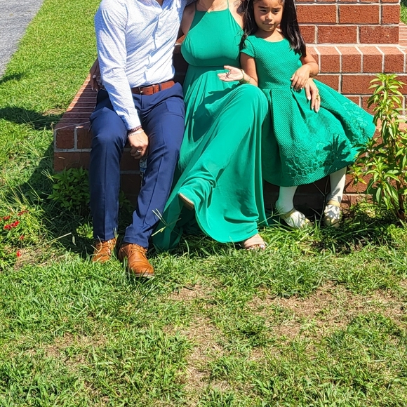 Lulu’s Mythical Kind of Love Green Maxi Dress - Small - Picture 4 of 10